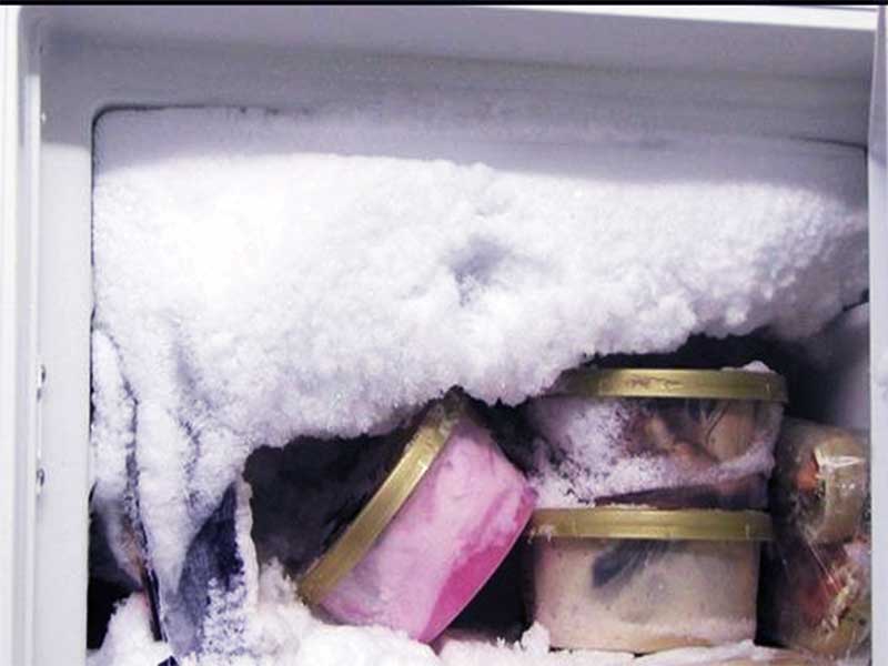 Penyebab bunga es pada kulkas
