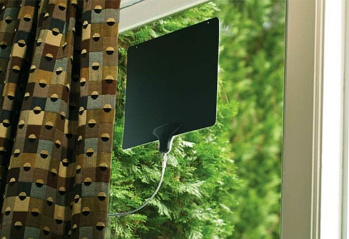 Cara pasang antena tv indoor dekat jendela